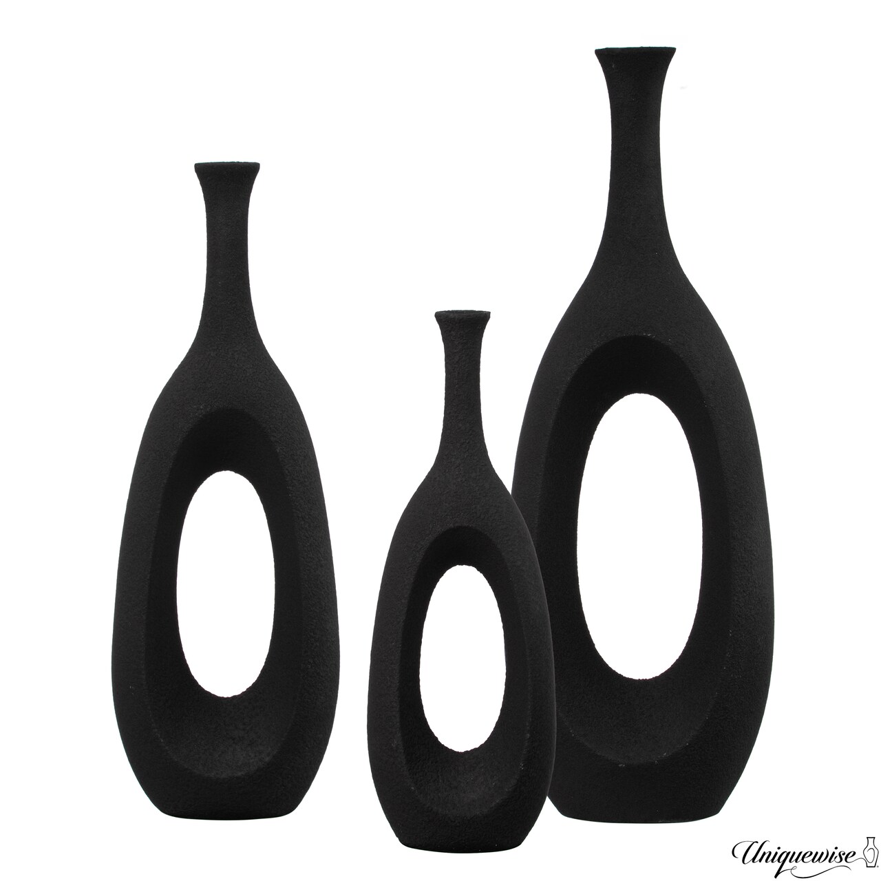 Frosted Fiberglass Tall Floor Vase - Decorative Vase for Modern Home Decor, Perfect for Living Room, Home Office, Bedroom, Kitchen, Coffee Bar, Farmhouse Decor, and Wedding Centerpieces